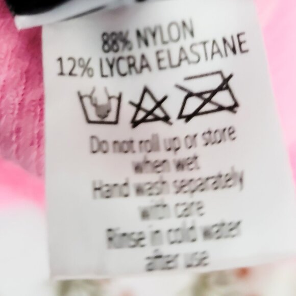 Hunza G Square Neck One Piece Swimsuit in Bubblegum Pink OS - Picture 8 of 8